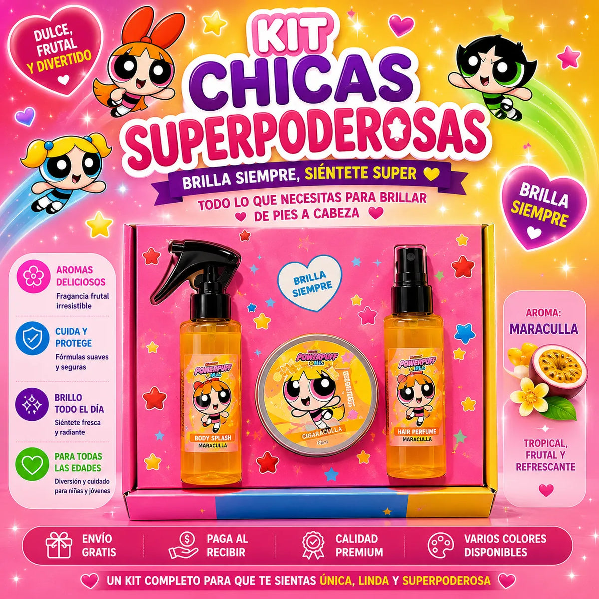 Kit X 3 CHICAS SUPERPODEROSAS