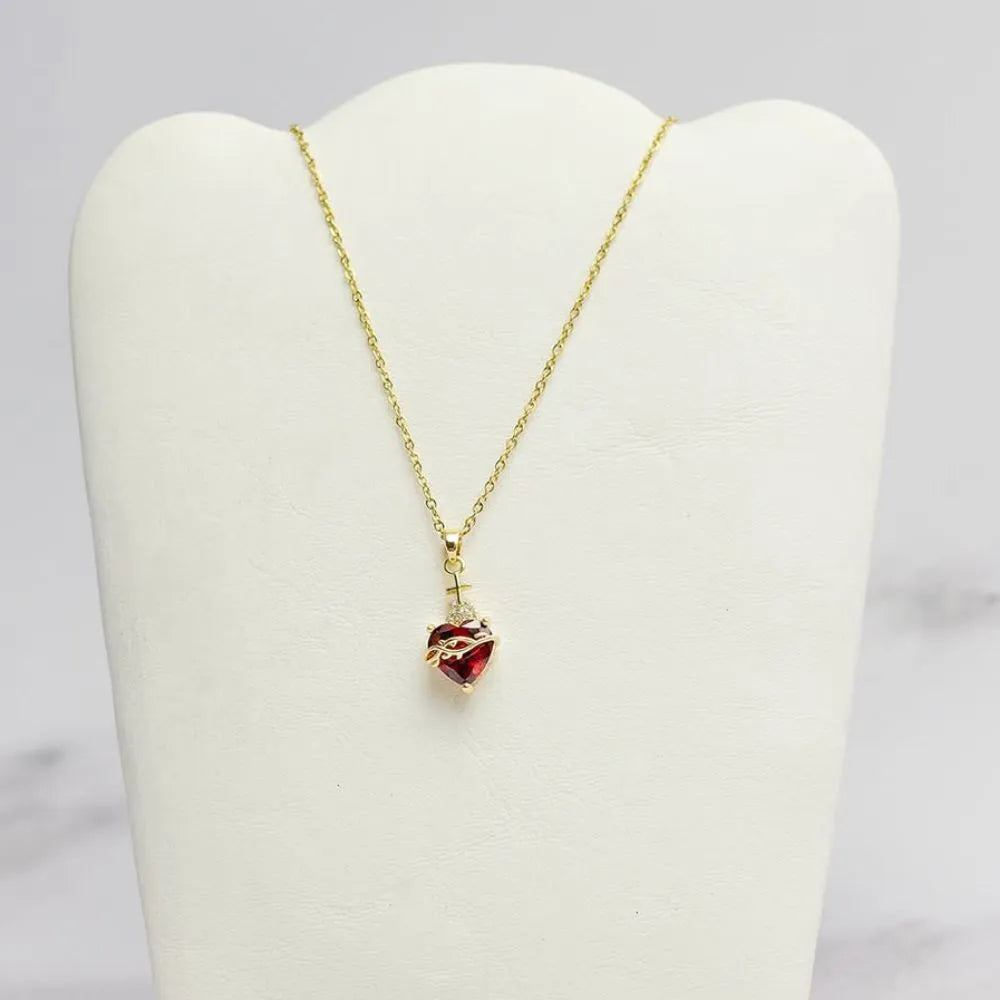 COLLAR SAGRADO CORAZON DE JESUS + CAJA DE REGALO Tu Protección Espiritual en Todo Momento ❤️ ✝️