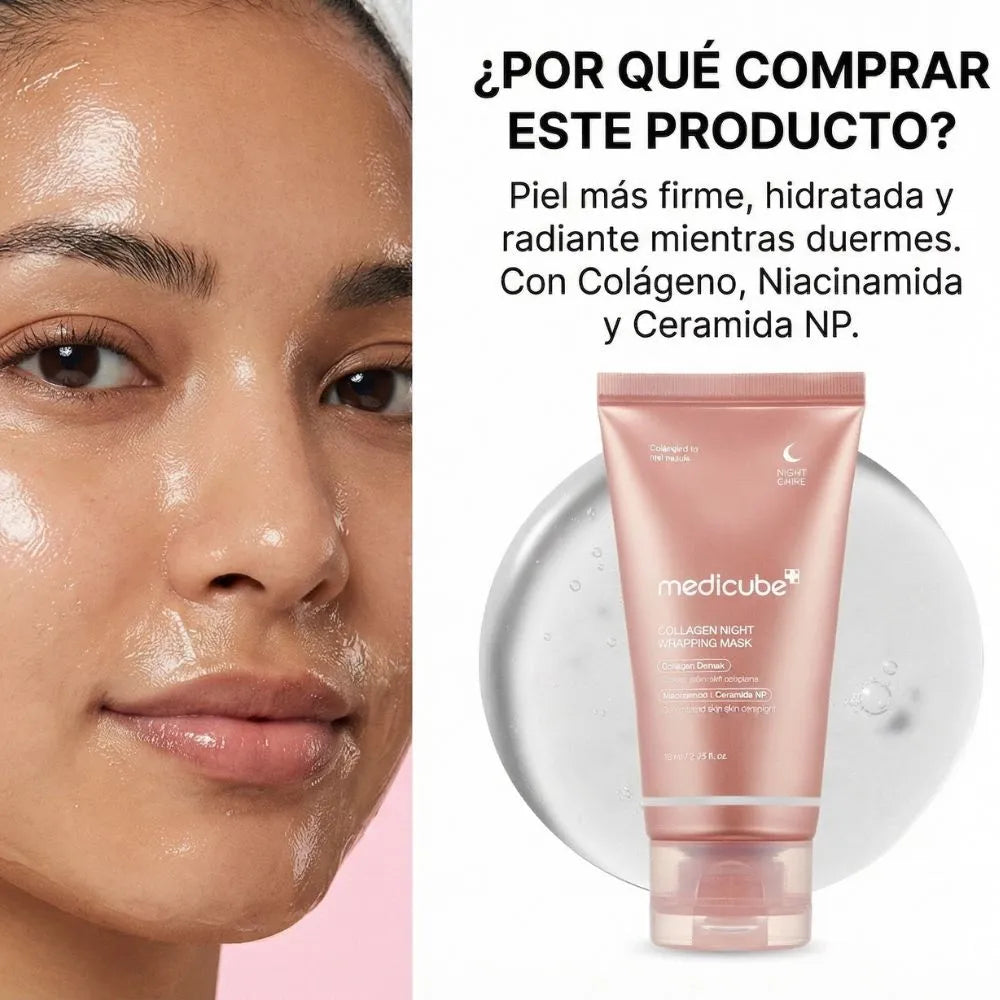 MASCARILLA DE COLAGENO NOCTURNA- MEDICUBE✨