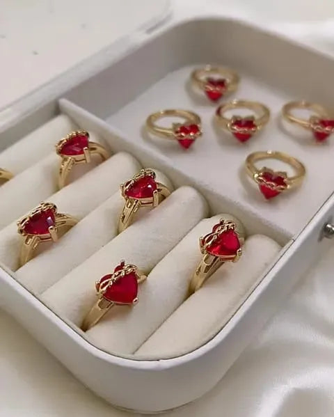 ANILLO DEL SAGRADO CORAZÓN DE JESÚS - AJUSTABLE 💍 ✝️ ❤️🔥