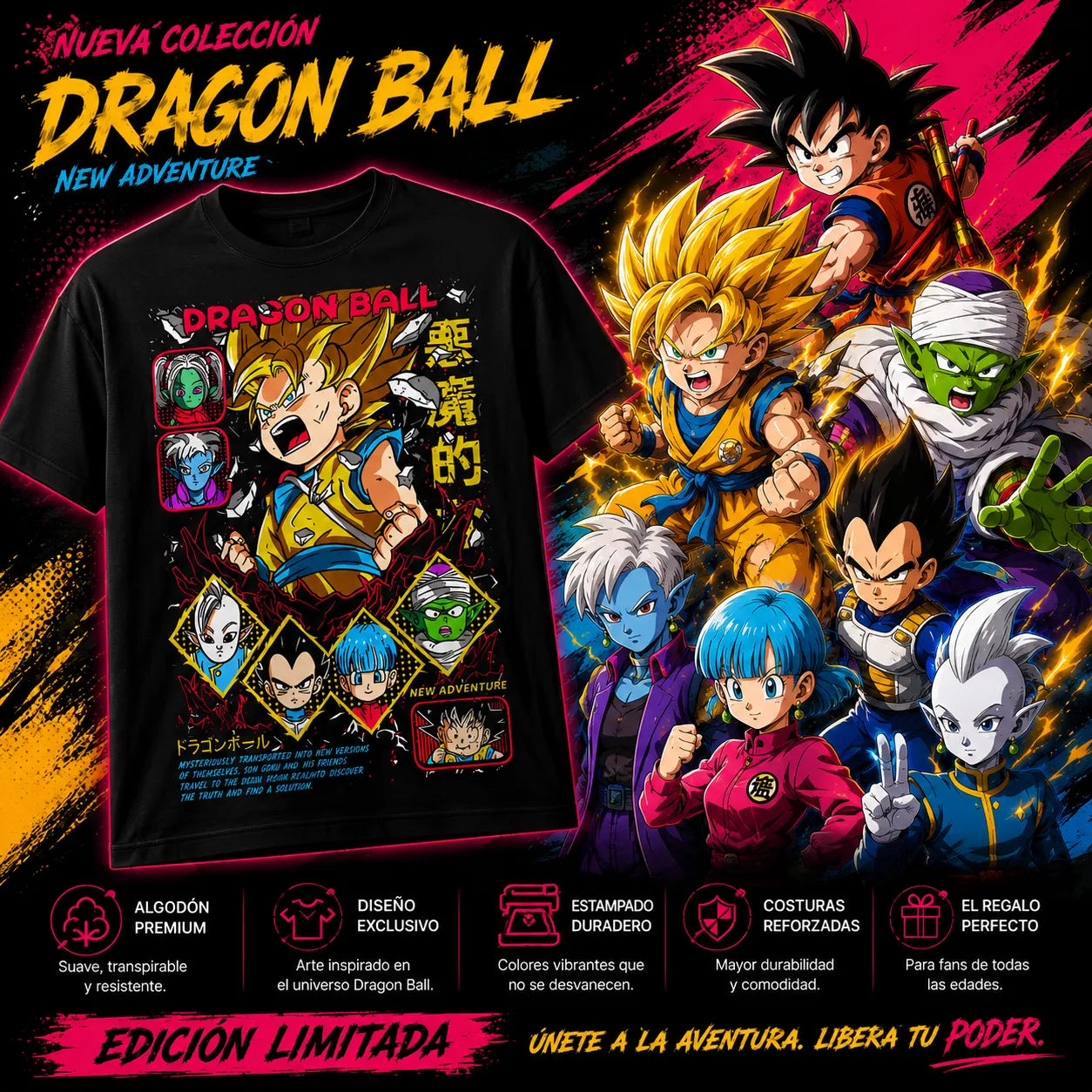 Camisa Unisex DRAGON BALL #4