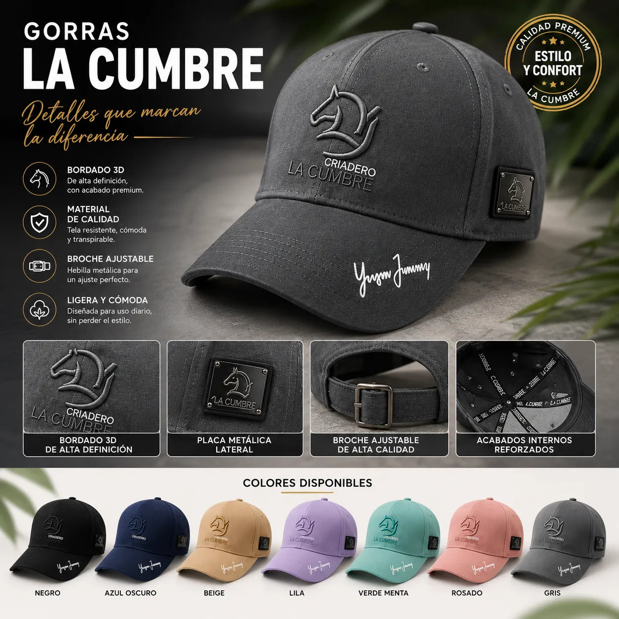 Gorra Criadero La Cumbre YJ 1.1
