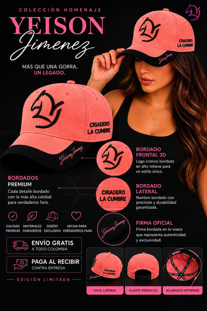 Gorras Homenaje YJ - Criadero La Cumbre Con el Corazon🖤