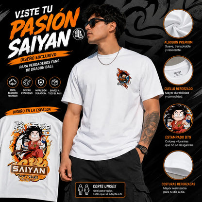 Camisa Goku Saiyan Unisex
