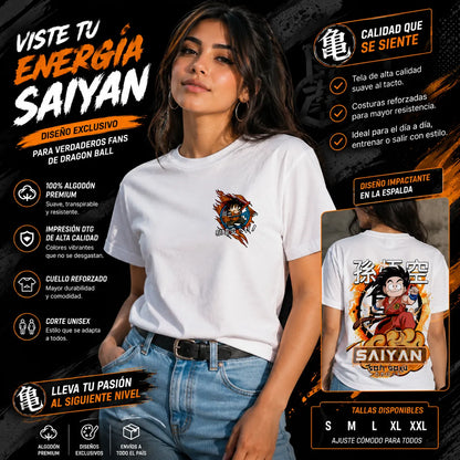 Camisa Goku Saiyan Unisex