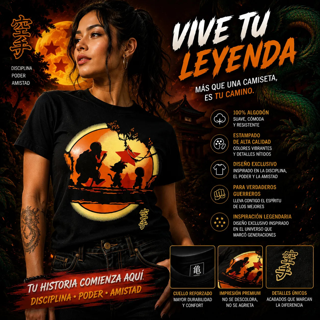 Camisa Unisex DRAGON BALL 2