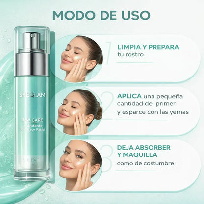 La base perfecta empieza con una piel bien preparada ✨ Prebase Hidratante de SHEGLAM
