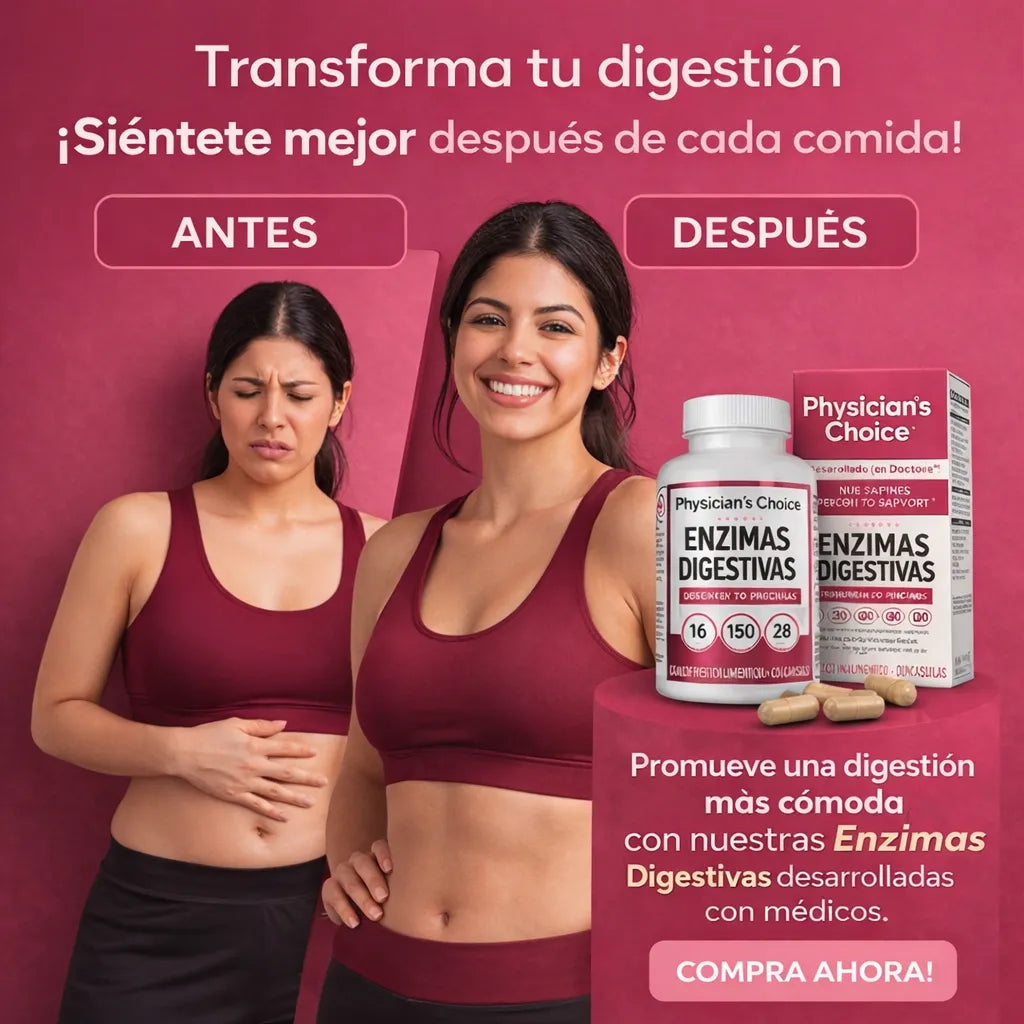 Enzimas Digestivas - Elimina la inflamación después de comer y vuelve a sentirte liviano 🧬 💊