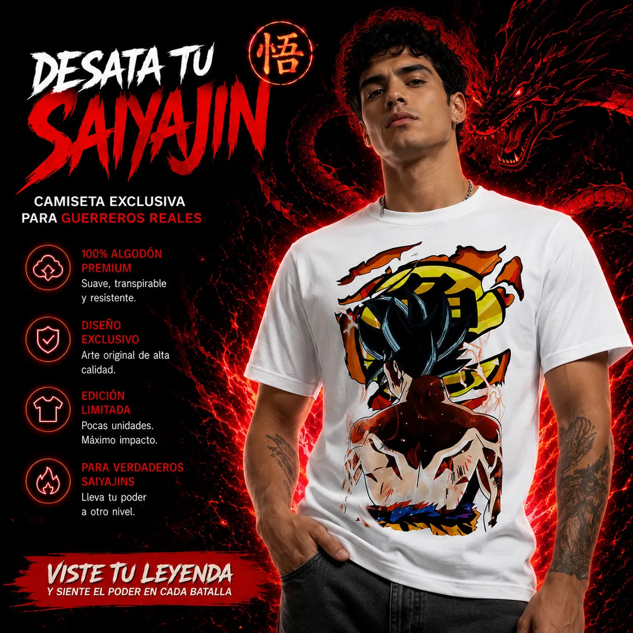 Camisa Unisex GOKU ULTRA