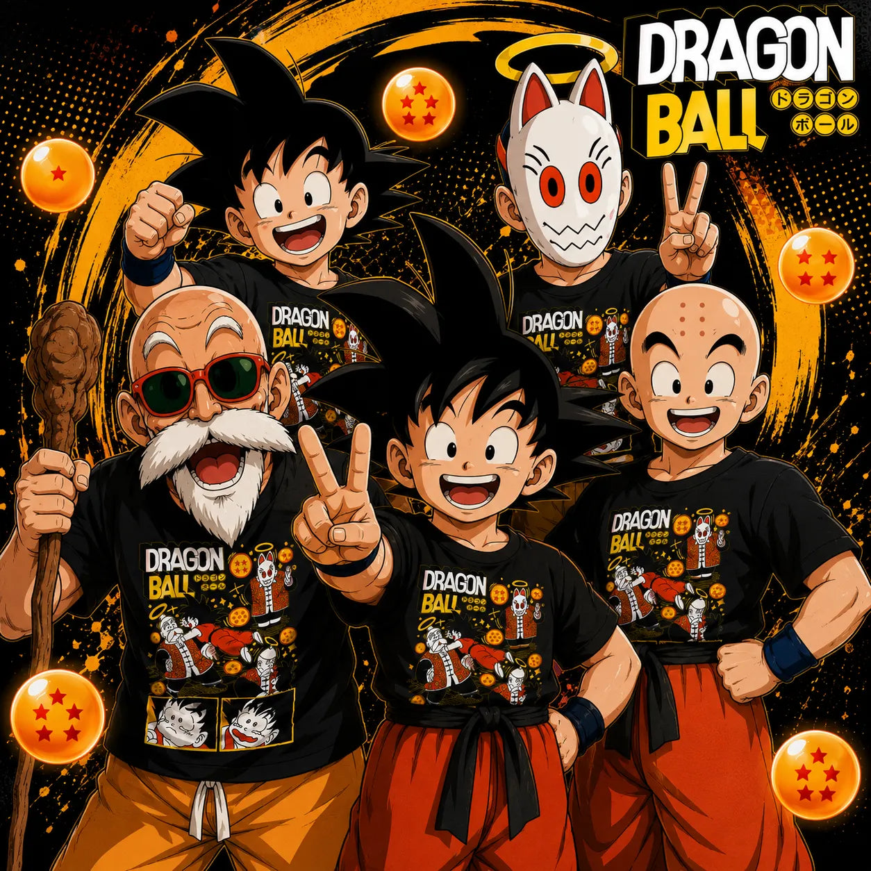 Camisa  Unisex Abuelo de Goku