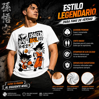 Camisa Unisex Little Goku