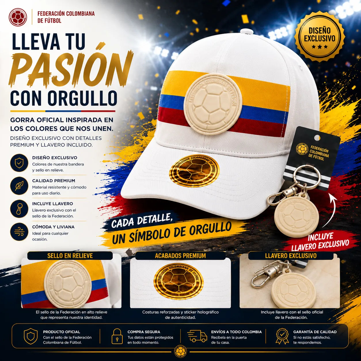 Gorra Mundialista - Edición Centenario 100 Años