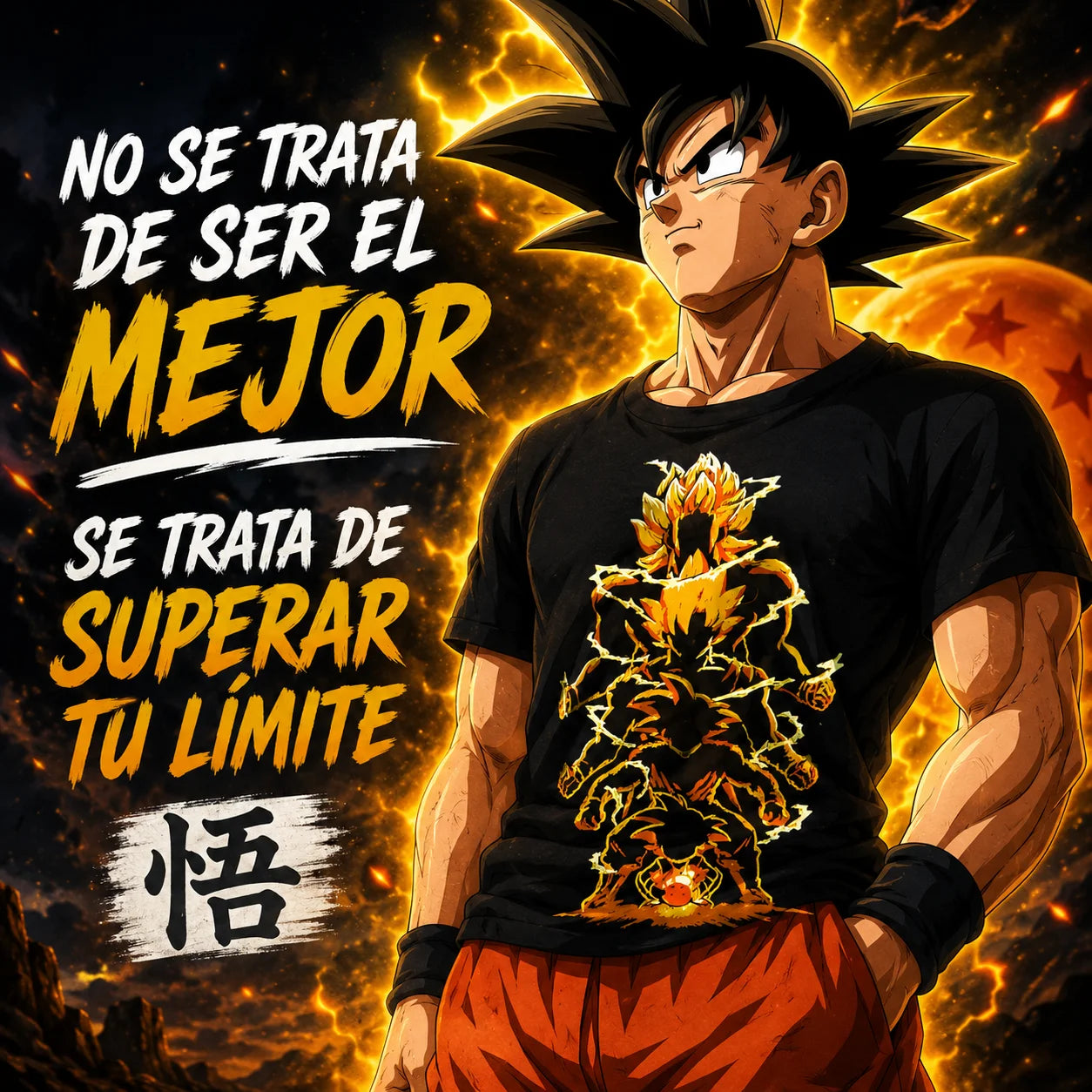 Coleccion Camisas Goku Unisex