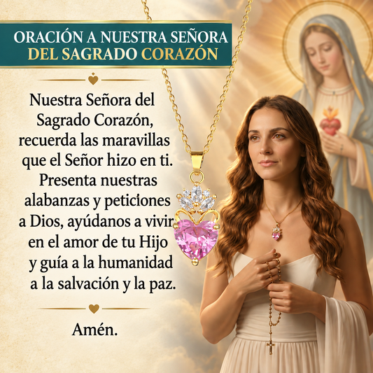 Collar del Inmaculado Corazón de la Virgen María - Lleva contigo un símbolo de amor y protección