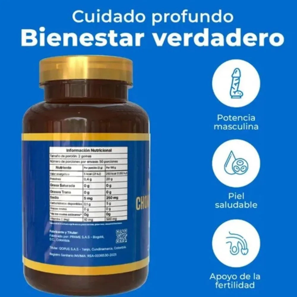 ENERGIZANTE NATURAL- MACA, BOROJO, CHONTADURO, GUARANA