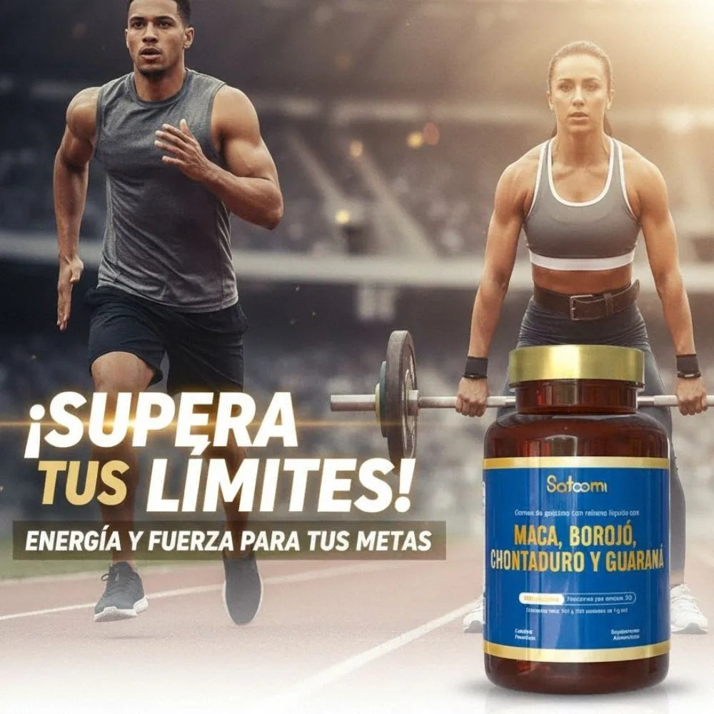 ENERGIZANTE NATURAL- MACA, BOROJO, CHONTADURO, GUARANA