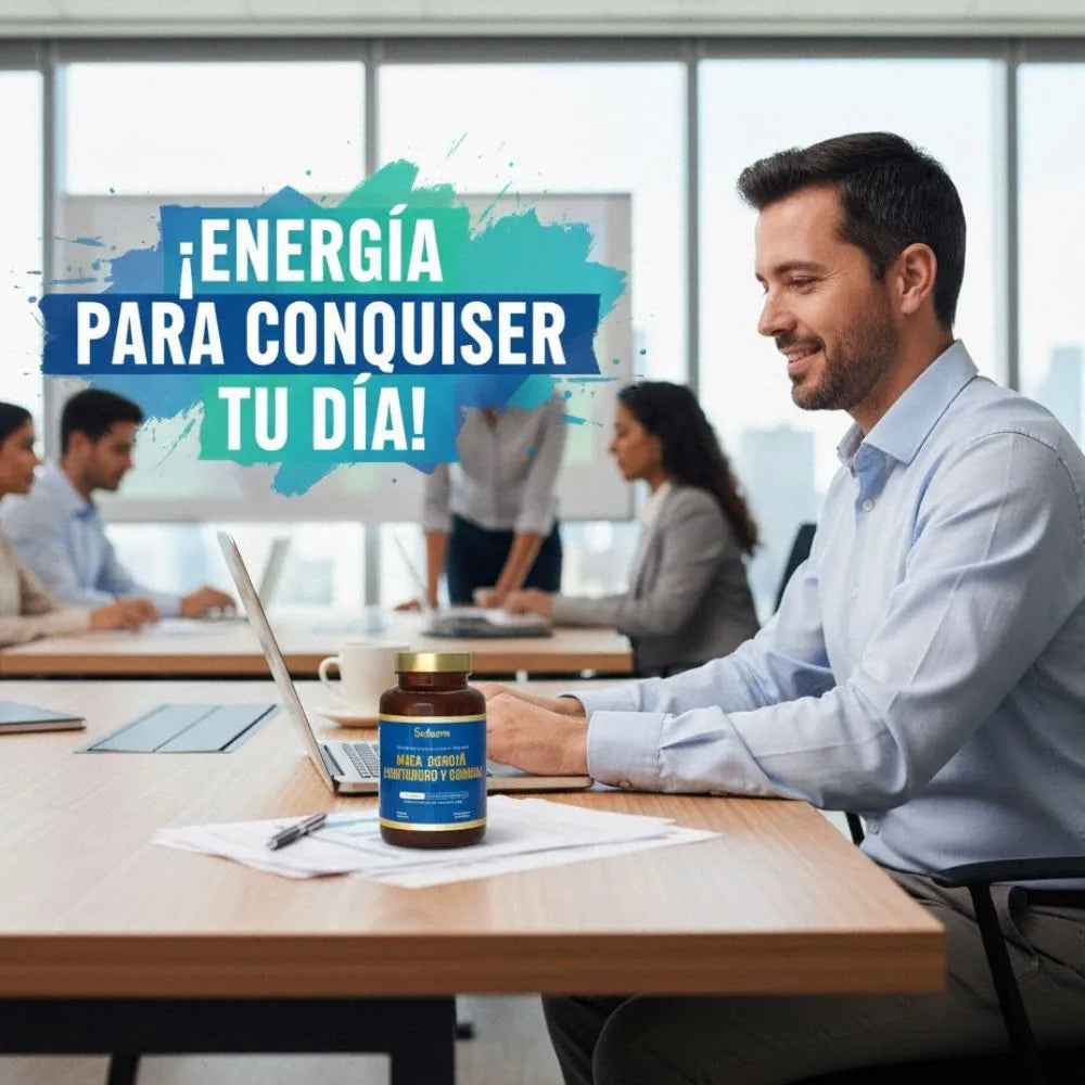 ENERGIZANTE NATURAL- MACA, BOROJO, CHONTADURO, GUARANA