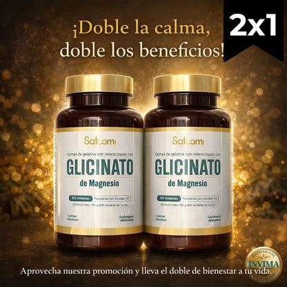GLICINATO MAGNESIO SATOOMI COMBO 2 X 1