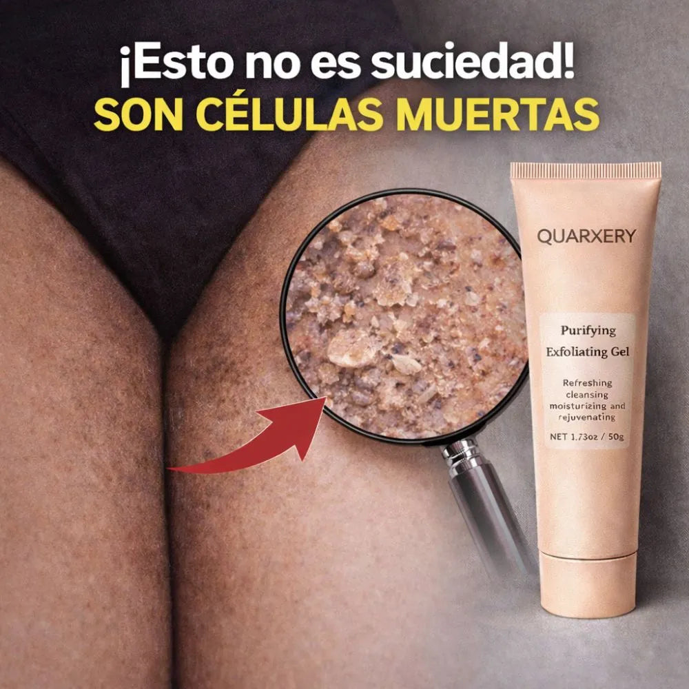 Gel Exfoliante QUARXERY - Eliminador de Células Muertas🫧✨🧴