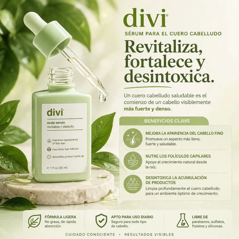 Suero Para Cuero Cabelludo-DIVI Olvidate de La Caida de Cabello!