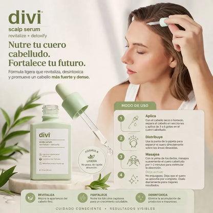 Suero Para Cuero Cabelludo-DIVI Olvidate de La Caida de Cabello!