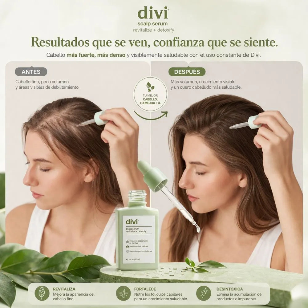Suero Para Cuero Cabelludo-DIVI Olvidate de La Caida de Cabello!