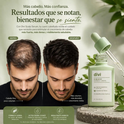 Suero Para Cuero Cabelludo-DIVI Olvidate de La Caida de Cabello!