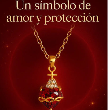 COLLAR SAGRADO CORAZON DE JESUS + CAJA DE REGALO