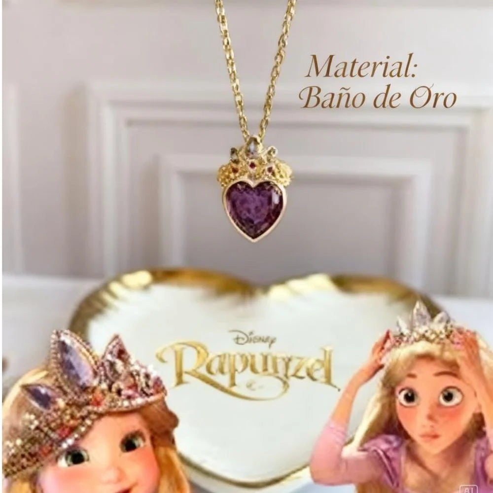 Collar Corona Rapunzel 👑 ✨🎀 💗