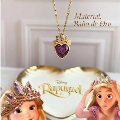 Collar Corona Rapunzel 👑 ✨🎀 💗