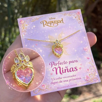 Collar Corona Rapunzel 👑 ✨🎀 💗