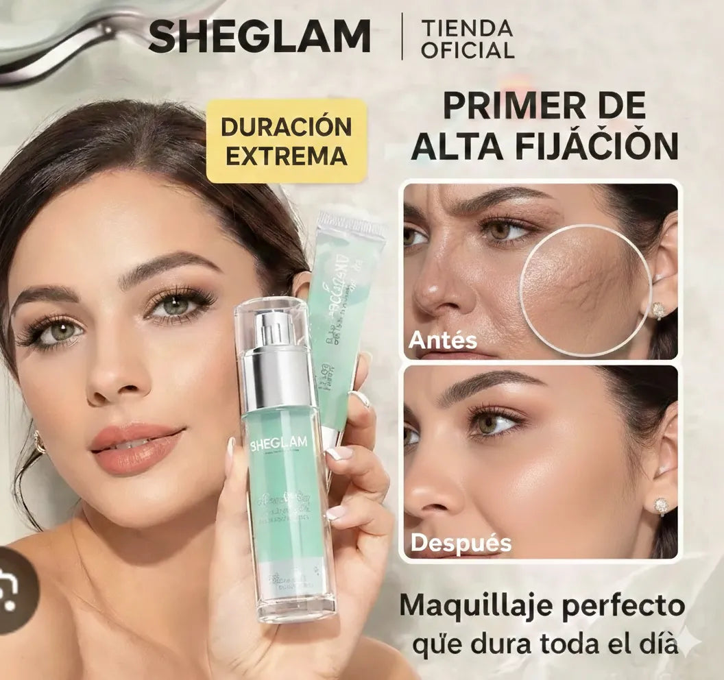 La base perfecta empieza con una piel bien preparada ✨ Prebase Hidratante de SHEGLAM
