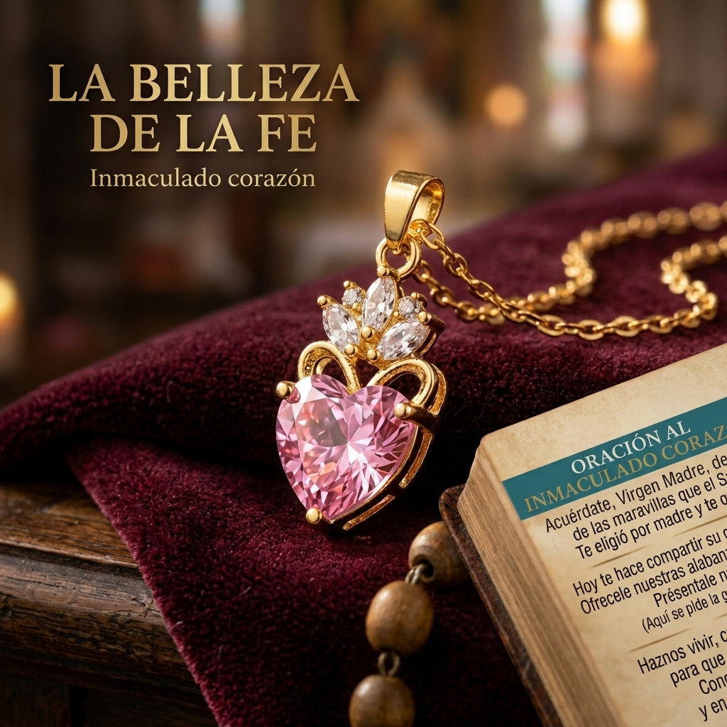 Collar del Inmaculado Corazón de la Virgen María - Lleva contigo un símbolo de amor y protección