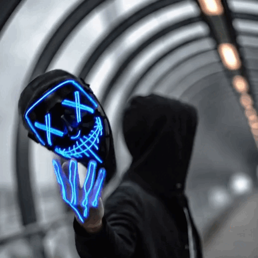 PURGA MASK - mascaras con luz led purga