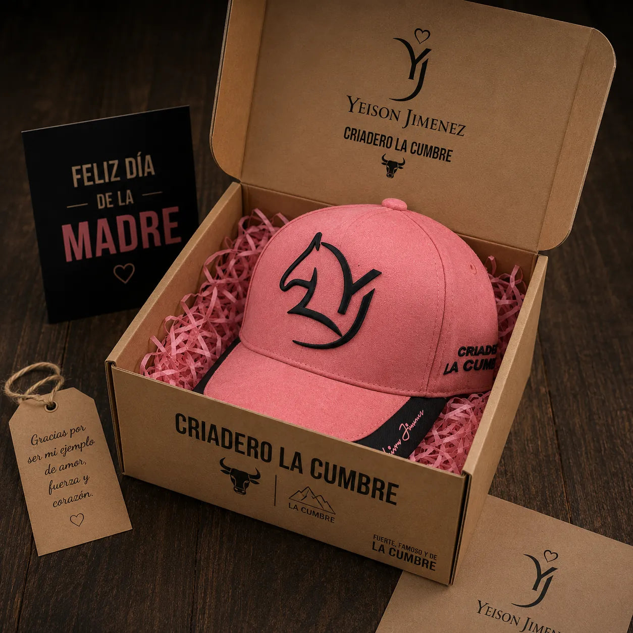 Caja personalizada - Gorra Homenaje YJ