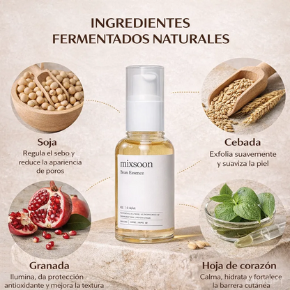 Esencia hidratante y Exfoliante - BEAN ESSENCE MIXSOON ✨🌿🧴💛