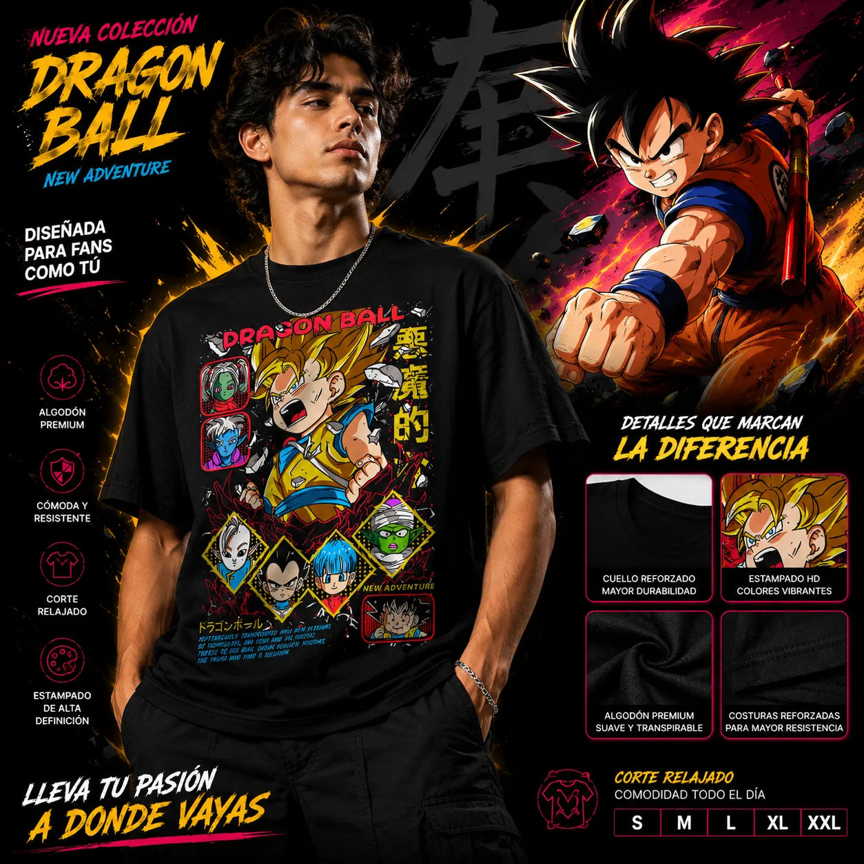 Camisa Unisex DRAGON BALL #4