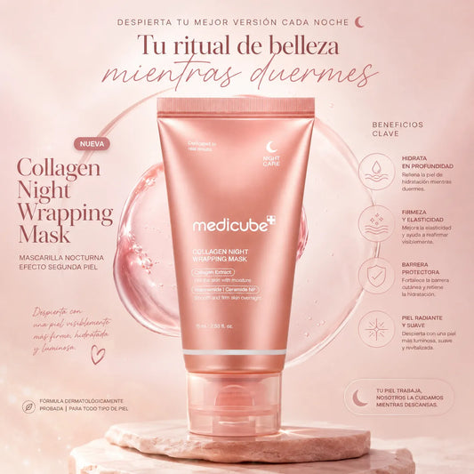 MASCARILLA DE COLAGENO NOCTURNA- MEDICUBE✨
