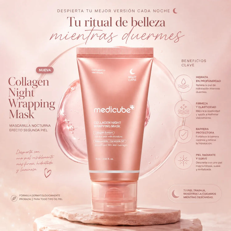 MASCARILLA DE COLAGENO NOCTURNA- MEDICUBE✨