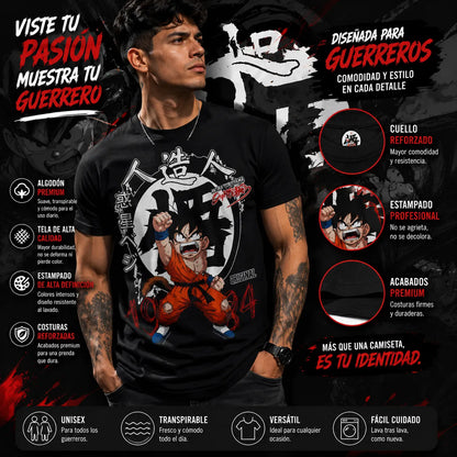 Camisa Unisex Goku Fuerza de Dragon
