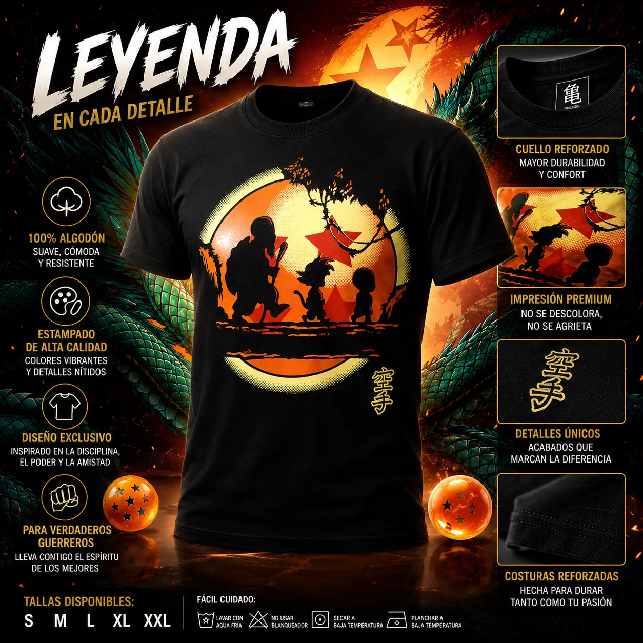 Camisa Unisex DRAGON BALL 2