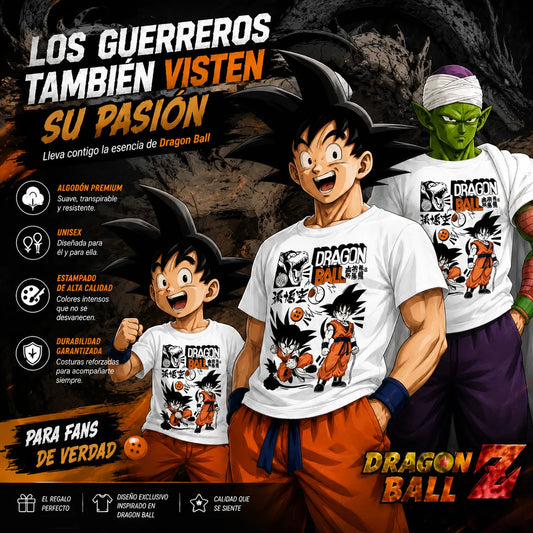 Camisa Unisex Little Goku
